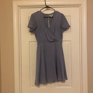 Express blue sun dress